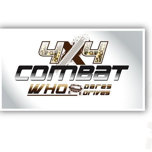 logo for 4x4 COMBAT Design by florin J.