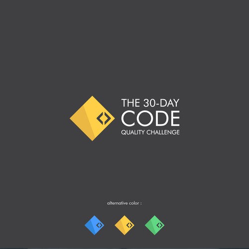 Coding challenge for developers needs logo Design by F-12