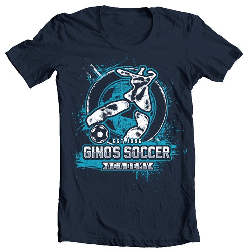 Unique Soccer Camp T-shirt design that kids 4-17 years old want to wear year round Design by G.T NINE