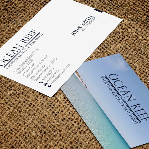 Design a fun, beach-inspired Business Card Design by chandrayaan.creative