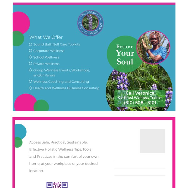 Lifestyle Wellness Postcard