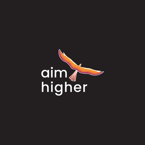 aim higher-ontwerp door Alternotif