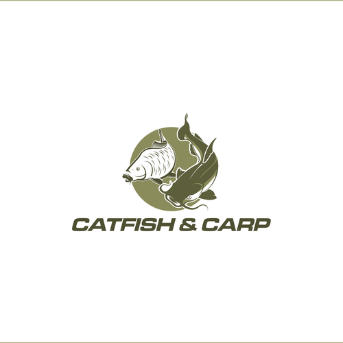 Catfish & carp logo design, Logo design contest