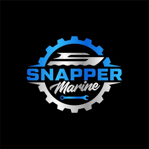 Snapper Marine Logo Design by HandriSid