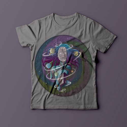Illustrate a Sci-Fi girl, take over the universe! Design by Ol Mit