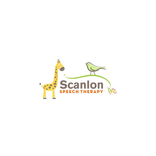 Create a fun, playful, confident,  and professional logo for my speech therapy business. Get creative!! Design by Danelluza