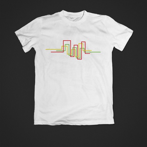 Design Line Graph T-Shirt por Comet Didin