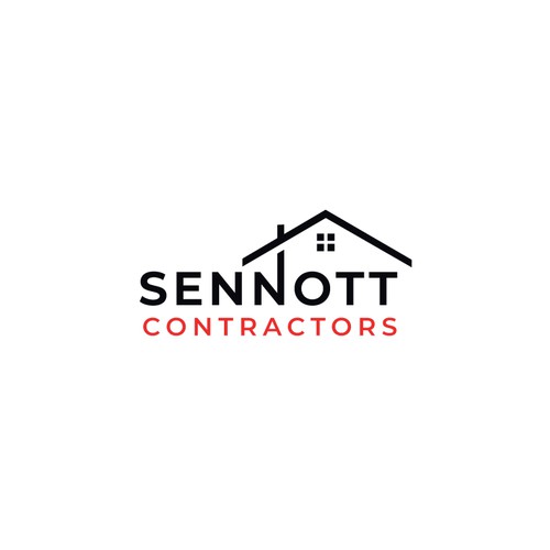 Bold, easy to read logo for construction company specializing in exterior renovations Design by Ashik99d