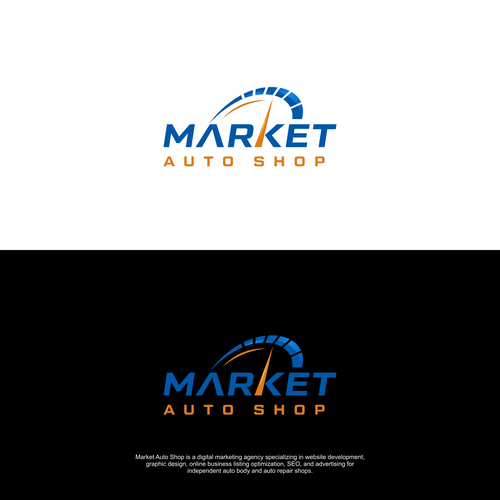 Logo for Digital Marketing Company Focused on Auto Body & Auto Repair Shops Design réalisé par horecca®