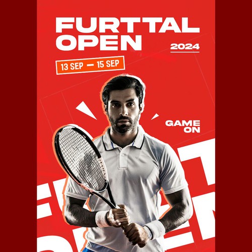 Aces & Action: Cool Flyer for a Tennis Tournament Design by umarr.graphics