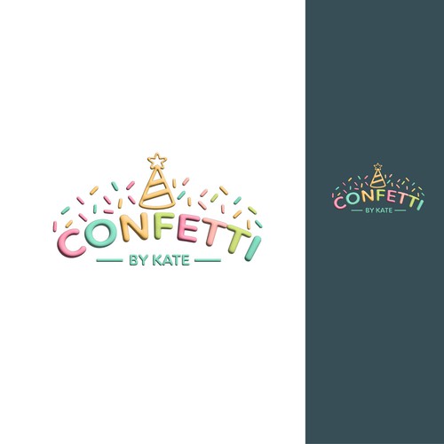 Brand design for maximalist joyful party planning business Design by Herii1