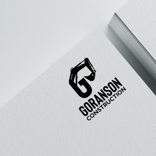 New company logo for booming excavation company. Design by code.signs