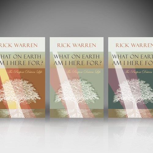 Book cover redesign for "What on Earth Am I Here For? The Purpose Driven Life" by Rick Warren Design by brdo99