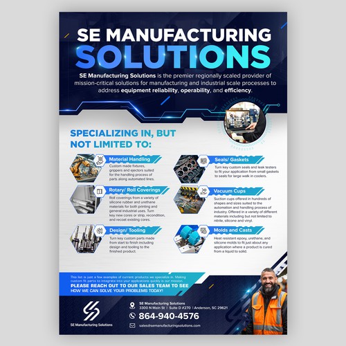 Clean single page line card for potential customers Design by *FBCTechnologies*