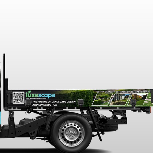 Design a luxury truck wrap for an innovative landscaping firm Design by A_Ndesign