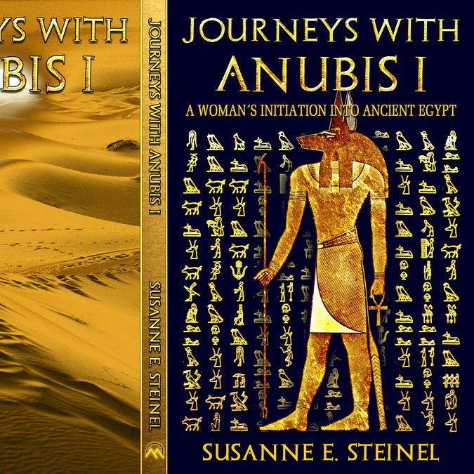 Create ancient Egypt Anubis Book Cover + Company Logo Book