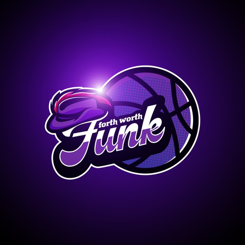 Basketball Logo for Team 'Fort Worth Funk' - Your Winning Logo Featured on Major Sports Network Design by TR photografix