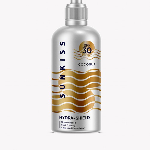 Luxury Sunscreen Label Design by Lady Goga