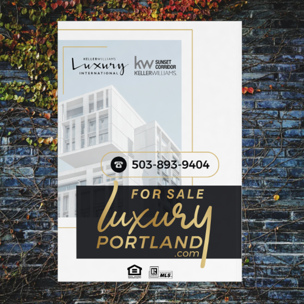 Design by uripewon titled "LuxuryPortland.com, Keller William Luxury International, Keller Williams Sunset Corridor"