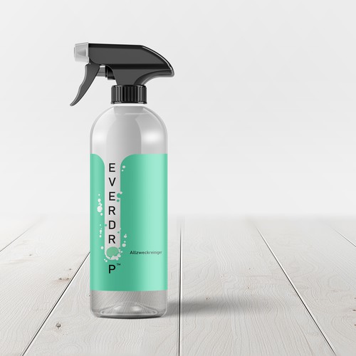 Premium Spray Bottle and Packaging for Cleaning Supplies Design réalisé par canyones