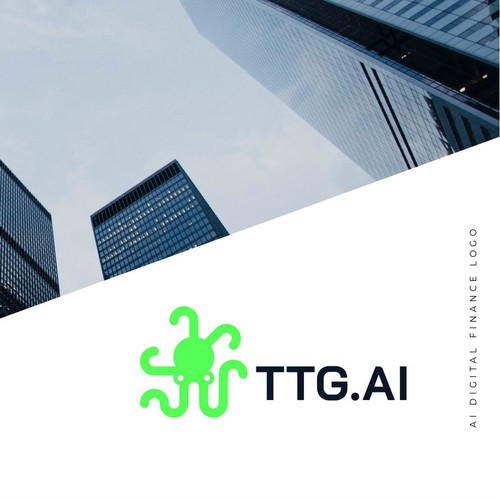 AI Financial Technology Logo Design by SeniRusa