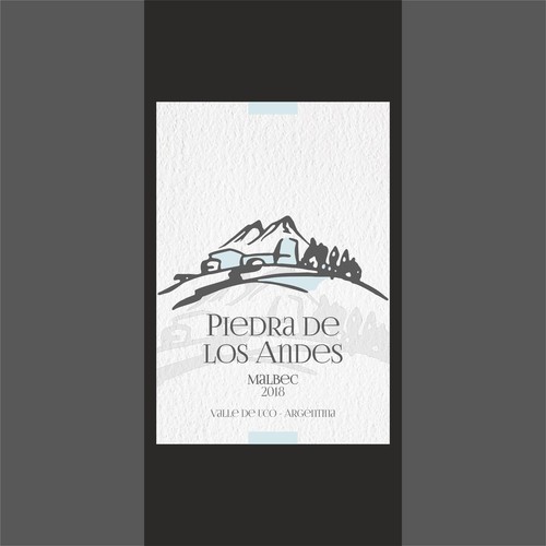 Malbec Wine Label for an Argentinian Winery Design by MaxMartorelli