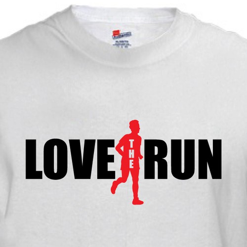 Love the Run needs a new t-shirt design Réalisé par miehell