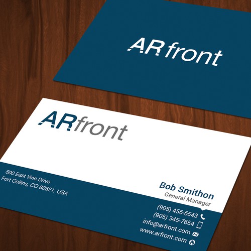 Business card design for high tech company Design by Mah_Ari