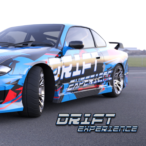 Design de camiseta de drift de carro logotipo de drift de carro