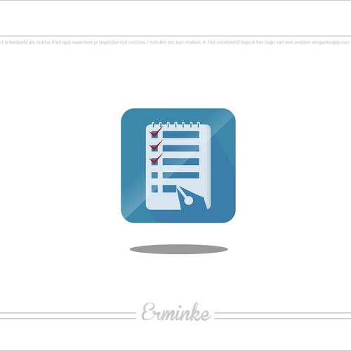 Creeer het winnende logo van de app Takenotes Design by Erminke