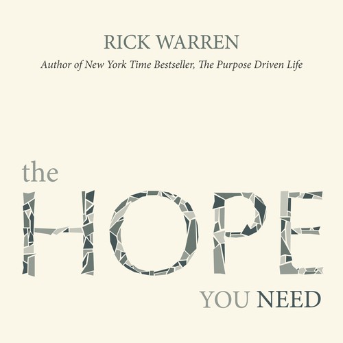 Design Rick Warren's New Book Cover Design by Danielle Hartland Creative