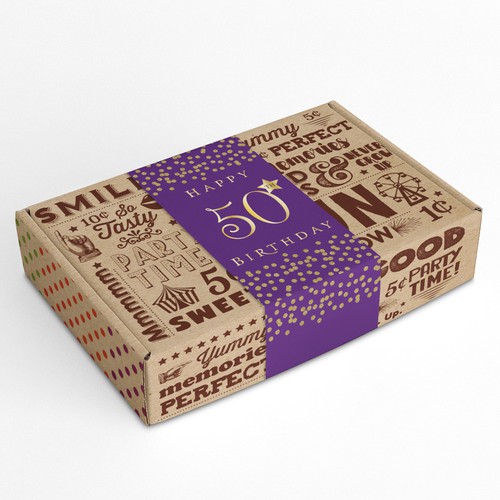 Design An Interesting Retail Vintage Candy Box / Subscription Candy Box!  (non gender or age specific, see details) Design by HollyMcA