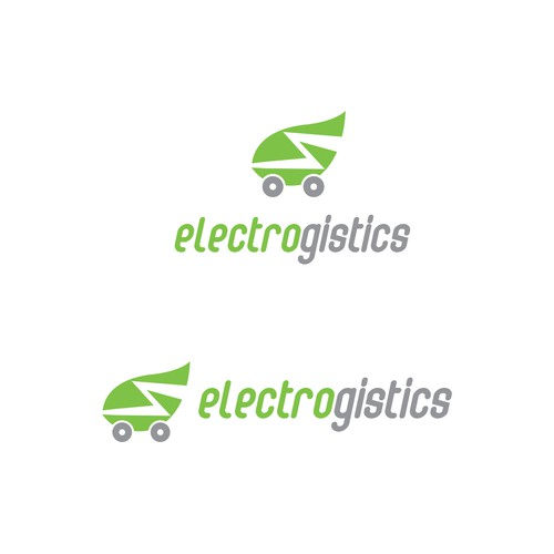 Design a logo for an eco-friendly electric logistics company Design by alediba