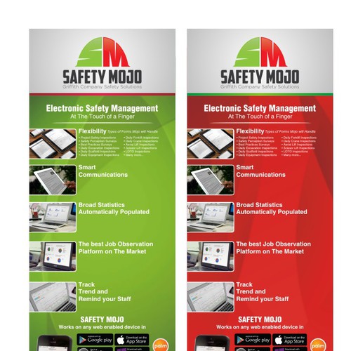 Vertical Banners for Exposition Booth Design by e^design