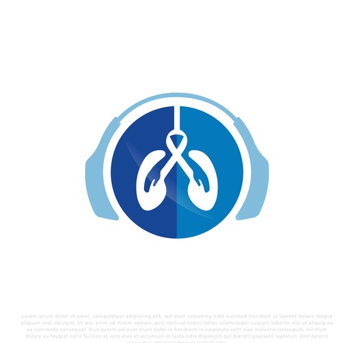 Logo Design for a Lung Cancer Podcast Focused on Real Conversations and Hope Design by designXd_pro