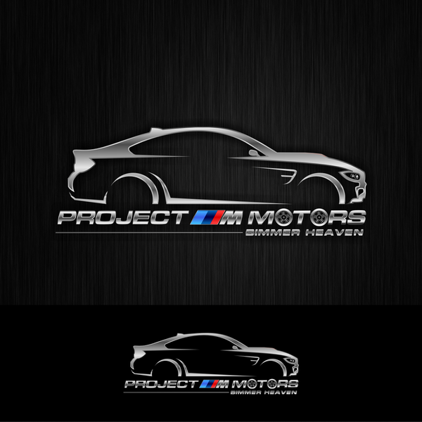 Design by vrielle19 titled "Project M Motors IS HUGE on Instagram, but our logo SUCKS, BMW Company"