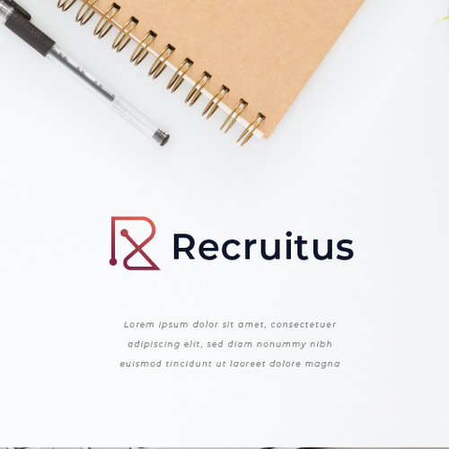 Logo for innovative recruitment company Design by FxFactor™