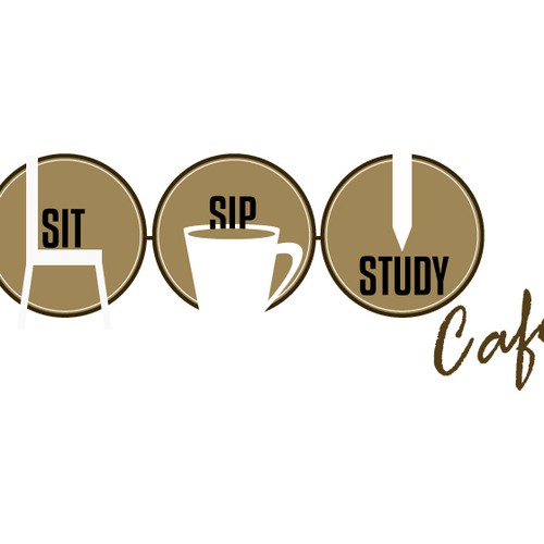 SIT SIP STUDY CAFE! NEW LOGO NEEDED ASAP! Design by LaurenDesign