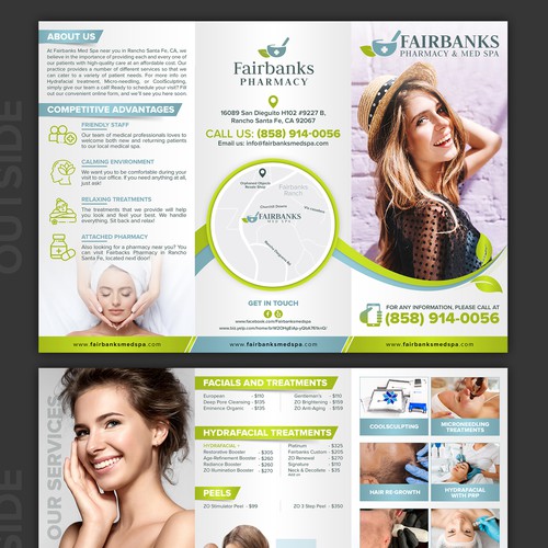 Fairbanks Med Spa Brochure Design von Tanny Dew ❤︎