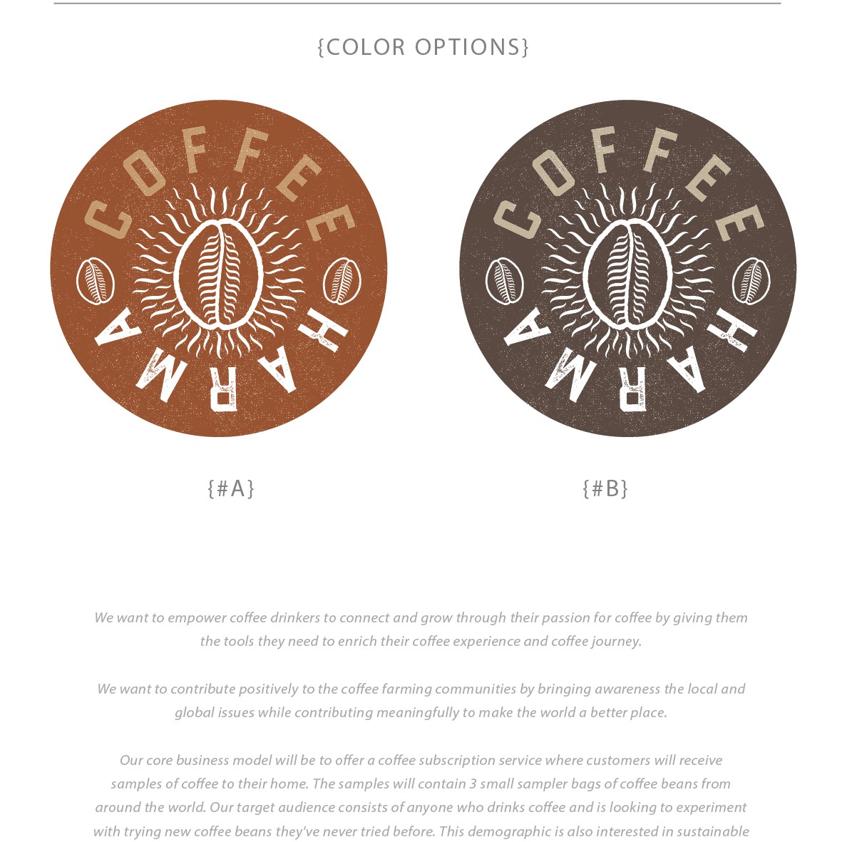 Coffee symbol logo with the title 'Coffee_Karma_Logo'