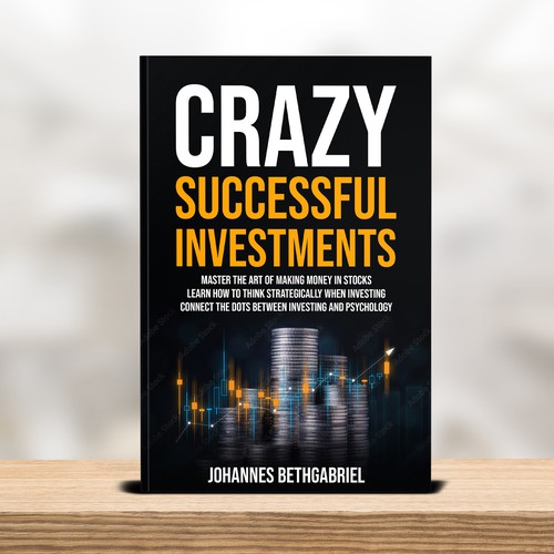 Powerful Book Cover for an Investing book that helps to Build Wealth in the Stock Market Design by T.Primada