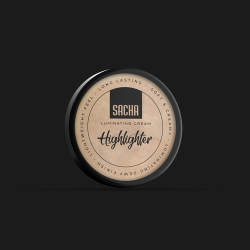 Sacha Luminating Cream Highlighter Design by Baba Gafarov
