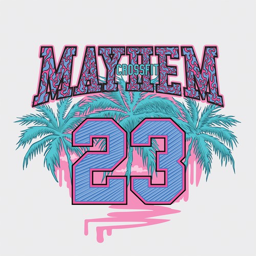 Miami Inspired Jersey Shirt Design by milomilo