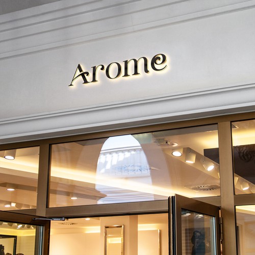 Arome - Designer Hand Soap & Lotion Logo Design by des13n ©