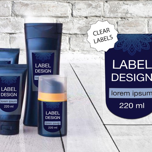 Create product label templates for Avery Diseño de Espacio creativo