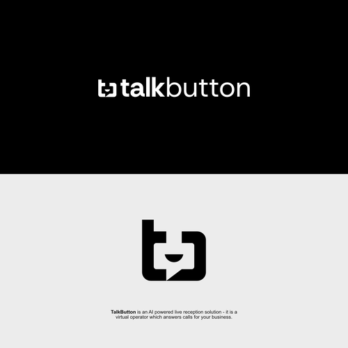 TalkButton - the AI Live Receptionist Has an Identity Crisis :) Design von Ori — Branding
