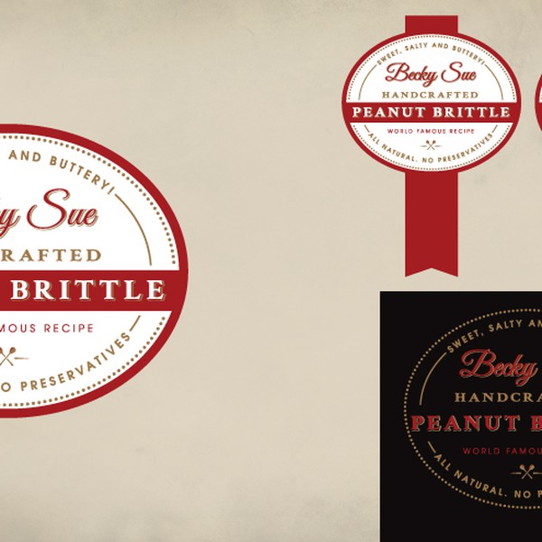 Logo for Becky Sue Handcrafted Peanut Brittle