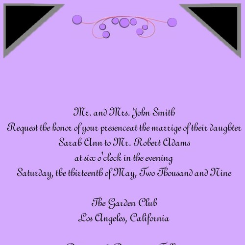 Letterpress Wedding Invitations Design by william1908
