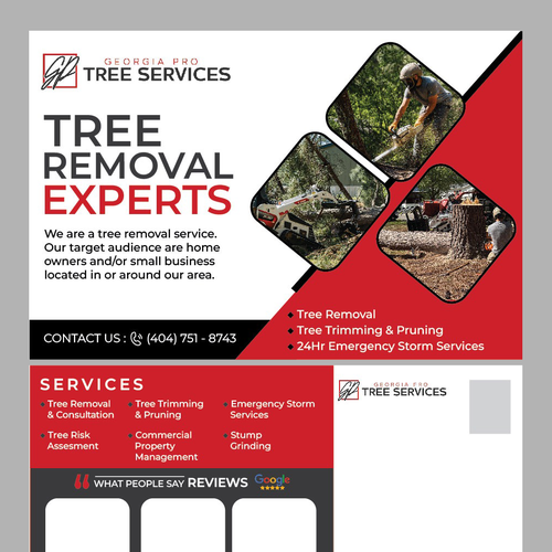 Branding for a Tree Removal Service Design by Aatika Graphic&Web