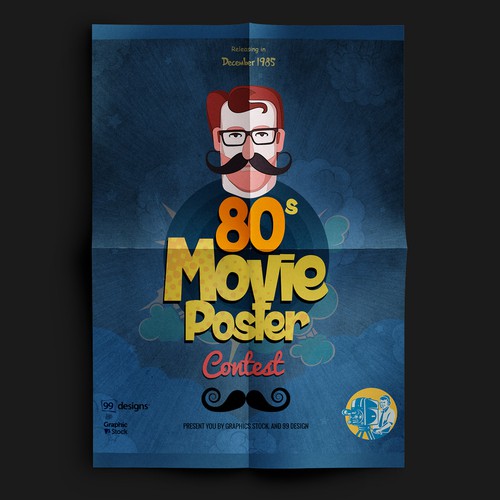 Create your own ‘80s-inspired movie poster! Design von web2developers